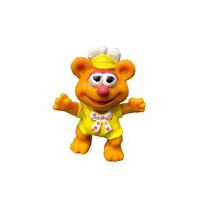 Vintage 1986 Muppet Babies 2” PVC Fozzie Bear